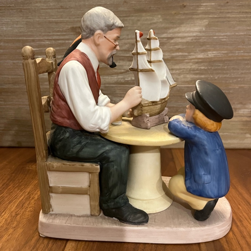 Norman Rockwell "The Shipmaker" Collectors Club Figurine